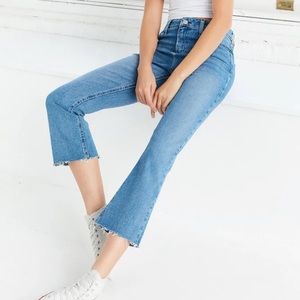 BDG High Rise Cropped Kick Flare Jeans👟